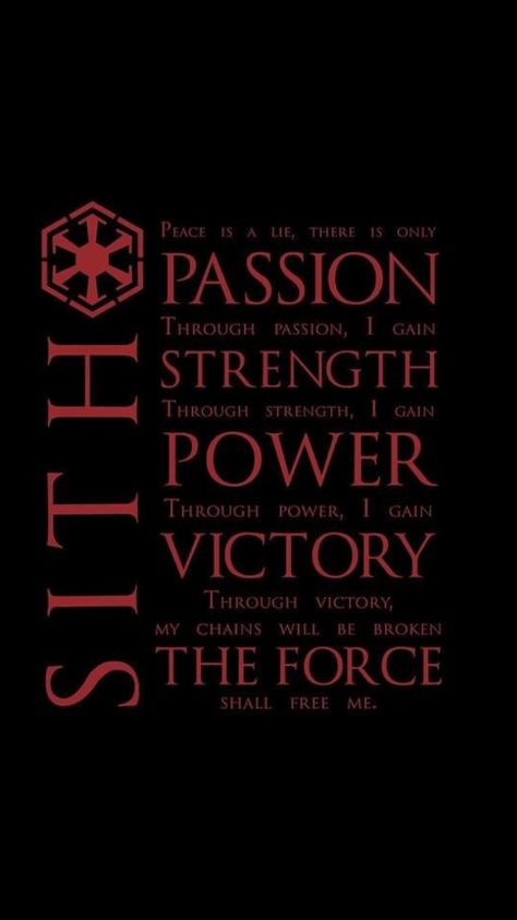 Sith Order, Sith Empire, Star Wars Sith, Star Wars Quotes, Dark Power, Sith Lord, Military Patch, Destiny, Victorious