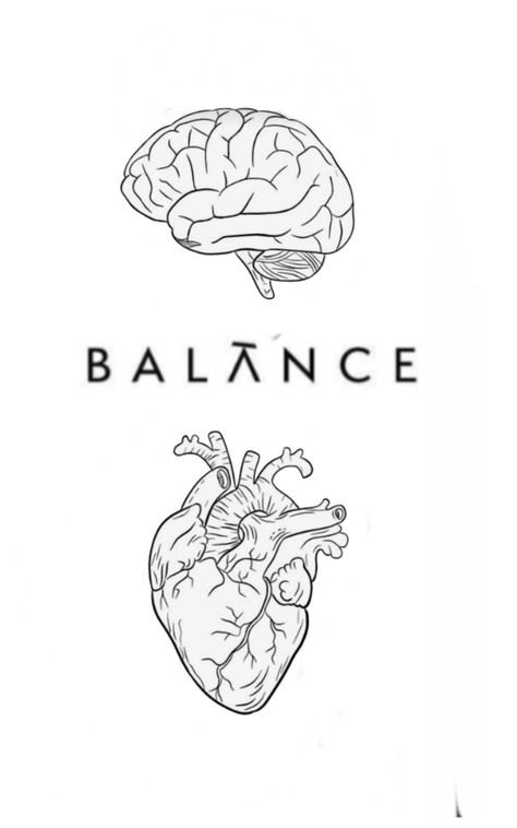 Brain Tattoo Minimalist, Mind And Heart Tattoo, Kidney Tattoo, Hands Holding Heart, Balance Tattoo, Brain Tattoo, Abstract Tattoos, Medusa Tattoo Design, 2024 Planner