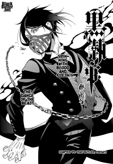 Oh my...** Sebby in a harness and muzzle? Me likey... ;) Sebastian Ciel, Black Butler Manga, Black Butler Sebastian, Black Butler 3, Black Butler Ciel, Sebastian Michaelis, Black Butler Anime, Black Butler Kuroshitsuji, Butler Anime