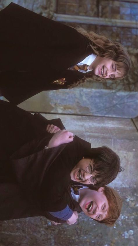 Harry Potter Golden Trio Wallpaper, Golden Trio Wallpaper, Harry Potter Golden Trio, Harry Potter Lock Screen, Harry Potter Pc, Trio Wallpaper, Hermione And Ron, Weasley Harry Potter, Harry Hermione