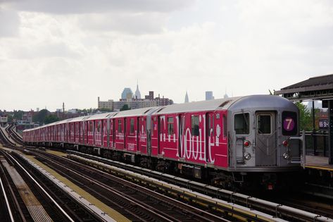 NYC  MTA  R 62A subway cars