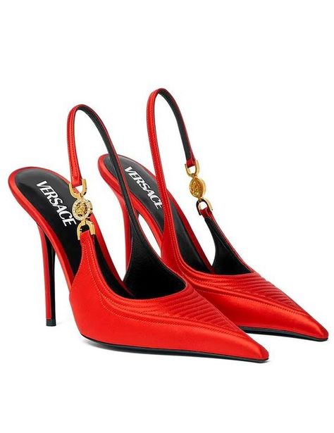 Versace Heels Versace, Versace Pumps, Versace Heels, Versace Women, Shoe Makeover, Fashion Shoes Heels, Shoes Heels Classy, Versace Shoes, Girly Shoes