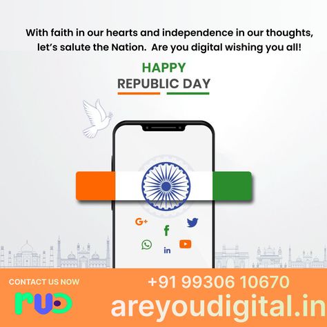 Are you digital wishing you all a very happy republic day. Republic Day Creative For Digital Marketing, Republic Day Post For Digital Marketing Agency, Republic Day Digital Marketing, Draw Cars, Using Facebook For Business, Shirt Photography, Happy Independence Day India, T-shirt Photography, Republic Day India