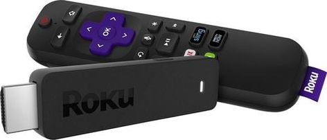 Roku - Streaming Stick - Black - Larger Front Roku Streaming Stick, Cool Tech Gifts, Home Internet, Video Home, Home Network, Streaming Tv, Cool Tech, Tech Gifts, New Media