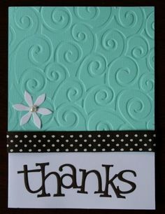 Invite Ideas, Handmade Thank You Cards, Scrapbooking Cards, Thanks Card, Card Crafts, Cricut Cards, Embossed Cards, Stamping Ideas, Thanksgiving Cards