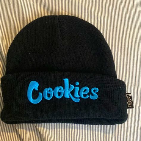 Cookies beanie black and blue Cookie Beanie, Cookies Beanie, Bday Wishlist, Beanie Black, School Outfits, Birthday Wishes, Blue Black, Cute Outfits, My Style