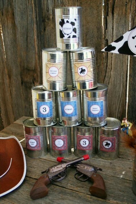 Cowboy Theme Party Games For Adults, Western Birthday Party Activities, Cowboy Birthday Party Activities, Cowboy Birthday Activities, Western Minute To Win It Games, Rodeo Theme Party Games, Western Decorating Ideas Ranch Style, Western Birthday Party Games, Cowboy Party Activities