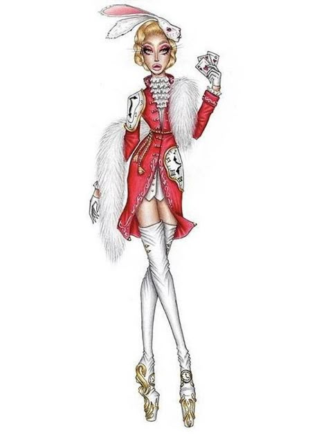 Alice In Wonderland Crafts, Costume Design Sketch, Drag Queen Outfits, Alice In Wonderland Costume, Fashion Umbrella, Fashion Artwork, The White Rabbit, Wonderland Costumes, Dress Design Drawing