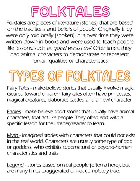 Folktale Anchor Chart 3rd Grade, Folktales Activities, Folktale Activities, Folktale Anchor Chart, Folk Tales Activities, Igcse English, Ethos Pathos Logos, Fairy Tales Preschool, Drama Education