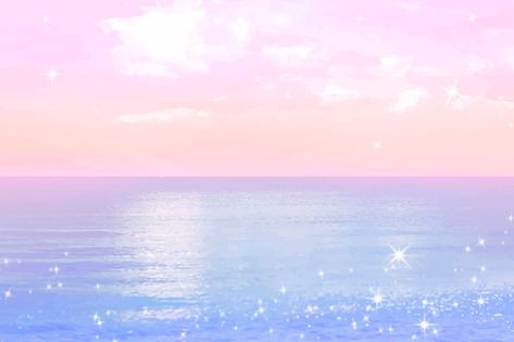 Cute Wallpapers Aesthetic Pastel, Cute Computer Backgrounds, Purple Glitter Background, Cute Wallpapers Aesthetic, Ocean Background, Holographic Background, Ocean Backgrounds, Pastel Beach, Pastel Clouds