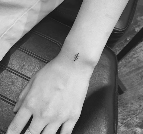 jonboytattoos-3 Simbolos Tattoo, Jonboy Tattoo, Lightning Tattoo, Tato Jari, Cool Wrist Tattoos, Small Tattoos With Meaning, Small Tattoos Simple, Cute Tiny Tattoos, Subtle Tattoos