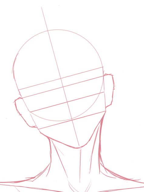 An art base of a male head drawn in red with his head slightly tilted to the left. Drawing Face Expressions, Arte Doodle, Eye Drawing Tutorials, Drawing Tutorial Face, 얼굴 드로잉, Drawing Heads, Body Drawing Tutorial, Plakat Design, Art Tools Drawing