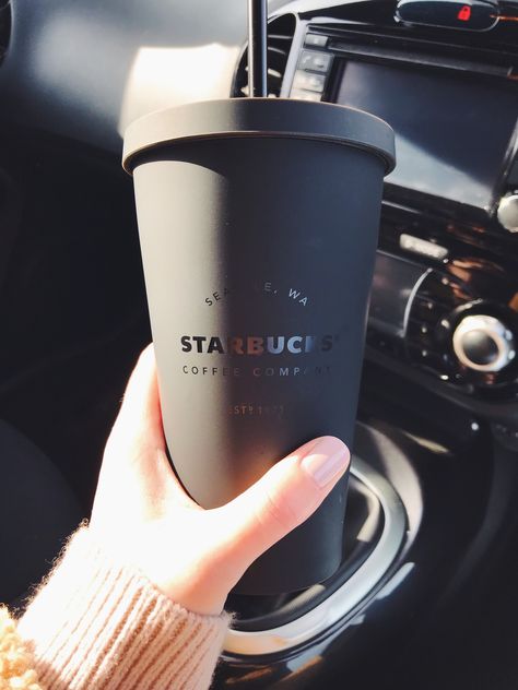 Matte black Starbucks cup 🖤 #starbucks #starbuckscup #matteblack #starbuckstumbler Black Starbucks Cup, Black Starbucks, Starbucks Cup, A Magazine, Starbucks Cups, 21st Century, Fashion Company, Coffee Cup, Matte Black