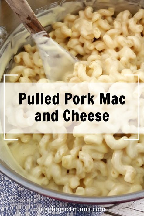 Pork Mac And Cheese Recipe, Buffalo Pork, Baked Pulled Pork, Pulled Pork Mac And Cheese, Pork Mac And Cheese, Yummy Pork Recipes, Comforting Food, Creamy Cheese Sauce, What Is For Dinner