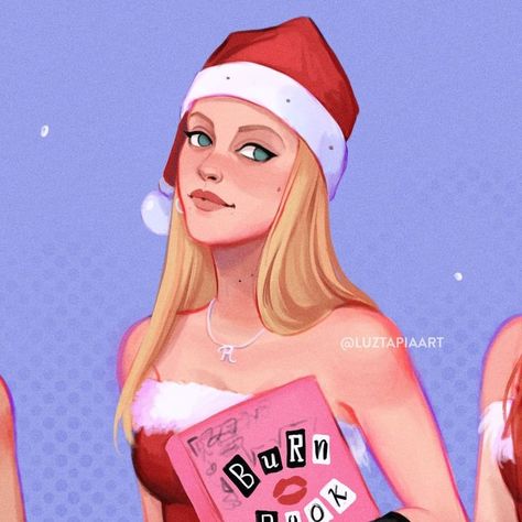 Regina George Drawing, Luz Tapia Art, Cady Heron, Drawing Aesthetic, Art Procreate, Regina George, Santa Helper, Pretty Drawings, Mean Girls