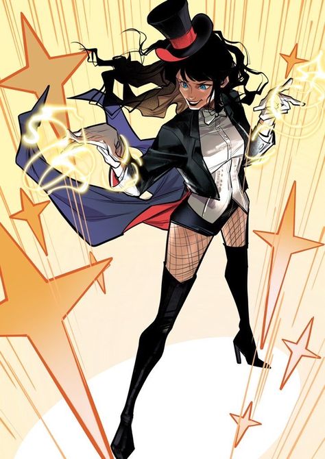 Zatanna Dc Comics Art, Zatanna Fanart, Zatanna Dc Comics, Dc Comics Women, Adventure Magazine, Dc Icons, Dc Super Hero Girls, Arte Dc Comics, Dc Comics Superheroes