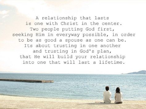 Keep God at the center of your relationship as he is the protector of it. When two  becomes one and joined by two hearts.  In your relationship and having God in it, our souls become one from the hands of God. Love through it all and thank the Lord daily for the gift of that person he gave to you. Do not take God’s gift to you for granted.. Christ Centered Relationship, God Centered Relationship, Godly Relationship, Relationship Building, The Perfect Guy, Faith Inspiration, Gods Plan, God First, Dating Quotes