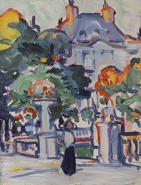 Samuel John Peploe, Samuel Peploe, Scottish Colourists, Oil Portraits, Luxembourg Gardens, Scottish Art, Scottish Artists, Fauvism, Art Folder