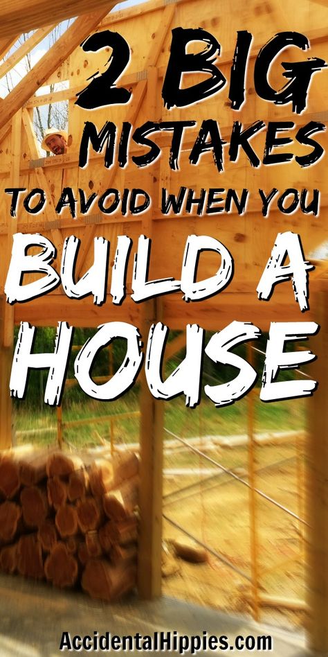 Building a house is fun, but if you don't take care of these two items it could be a disaster. Two things that are easy to overlook you should know for a safe and successful building project. Live Off The Grid, Modern Homestead, Build Your House, Homestead Farm, Homestead Ideas, Diy Shed Plans, Self Sufficiency, Build A House, Shed Homes