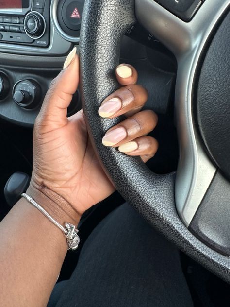 Yellow pearl bail design on dark skin Pearl Nail, Girl Nails, Yellow Pearl, Pearl Nails, Girls Nails, Nail Design, Nail Designs, Nails, Skin