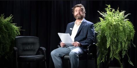 Between Two Ferns, John Cho, Awkward Questions, Zach Galifianakis, Rashida Jones, Jon Hamm, Senior Project, David Letterman, Tessa Thompson