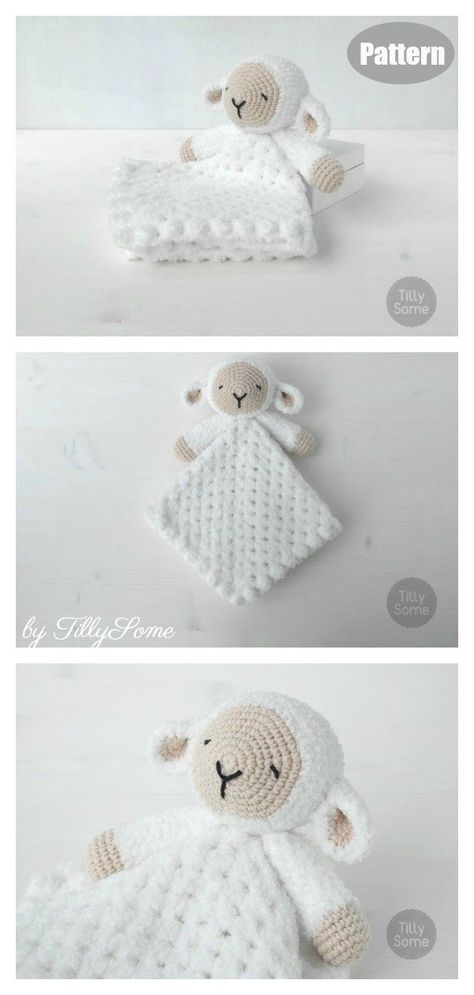 Little Lamb Baby Lovey Free Crochet Pattern and Paid Sleepy Doll Amigurumi Free Pattern, Sheep Lovey Crochet Free Pattern, Lamb Lovey Crochet Free Pattern, Crochet Sheep Blanket, Free Lovey Crochet Pattern, Free Crochet Lovey Pattern, Sheep Crochet Pattern Free, Crochet Baby Lovey Free Pattern, Crochet Sheep Free Pattern