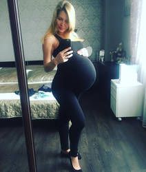 Pregnant belly 83 by shadowguy24 on DeviantArt Pregnant Belly Huge, Twin Pregnancy Belly, 9 Months Pregnant, Pregnant Women Fashion, Big Pregnant, Pregnancy Bump, Pregnancy Goals, Expecting Twins, Lady In Waiting