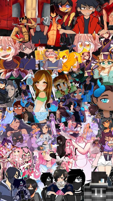 Aphmau Mystreet, Aphmau Wallpaper, Aphmau Characters, Aphmau Fan Art, Youtubers, Rainbow, Wallpapers, Fan Art, Art