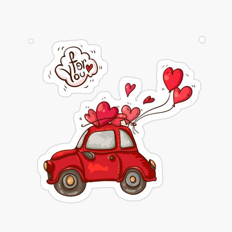 Love Stickers Aesthetic, Car Stickers Aesthetic, Mini Printer, Love Stickers, Valentine Day Crafts, Car Sticker, Love Is In The Air, Glossier Stickers, Car Stickers