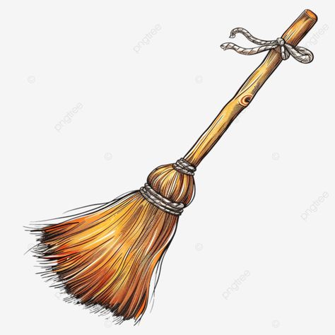 cartoon doodle magic broom magic broom witch png Broom Stick Drawing, Witch Broom Drawing, Broom Sketch, Witch's Broom Drawing, Witch Broom Illustration, Line Art, Witch, Doodles, Clip Art