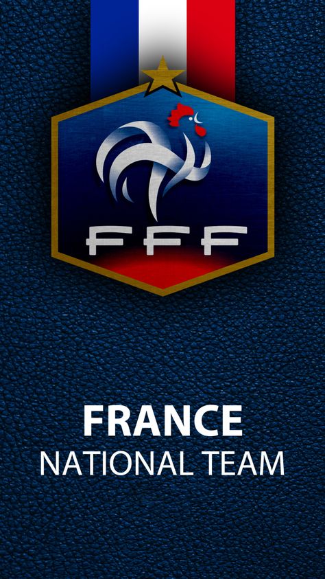 France Football Logo, France National Football Team, Football France, France National Team, France Team, Logo Football, France Football, Iphone Wallpaper For Guys, France Aesthetic