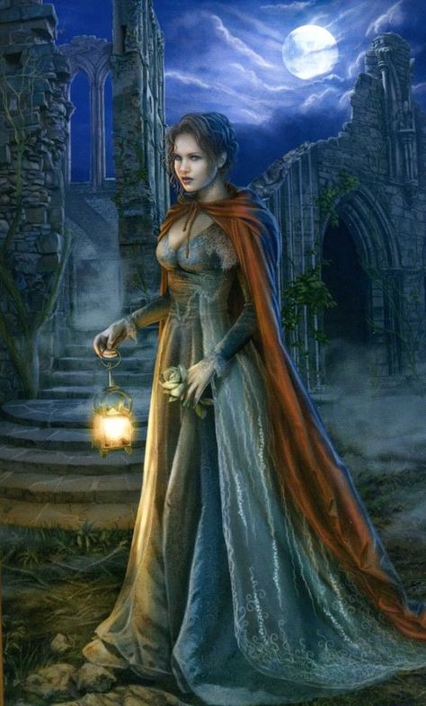 Cris Ortega, Fantasy Humans, Fantasy Dream, Fantasy Wizard, Witch Cat, Dark Gothic, Fairytale Art, Mystical Art, Fantasy Illustration