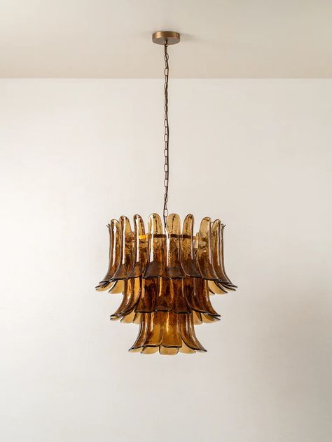 Lonso - 4 light aged brass and smoked brown glass chandelier 1920s Chandelier, Timeless Chandelier, Copper Light Fixture, Chandelier Kitchen, Classic Chandelier, Copper Chandelier, Retro Glamour, Multi Light Pendant, Art Deco Lighting