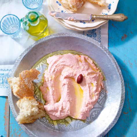 Classic Taramasalata Recipe | Woolworths Taramasalata Recipe, Seafood Dip, Pitta Bread, Country Bread, Lettuce Leaves, Raw Vegetables, Home Recipes, Seafood