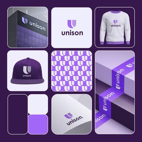 Unison Music Brand Logo & Branding Identity ______________________ Need a logo? Contact now! link on my bio. ______________________ Credit Work @fredgraphicsbrand . . . . . . #logo #logosia #logos #proffesionallogo #logotype #logodesigner #logopedia #logomaker #logotypes #logotipo #logodesigns #needalogo #logocreator #logodesignclub #needlogo #customlogo #logoinspiration #brandmark #logotips #best #identity #vector #flatdesign #bestlogo #designispiration #media #logocreative #brandingdesi... Purple And Green Branding, Purple Logo Design Ideas, Purple Logo Palette, Purple And Green Brand Identity, Logo Purple, Branding Identity, Logo Branding Identity, Logo Maker, A Logo