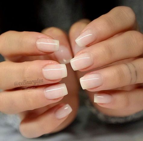 #GelNailArt French Manicure Gel, Pedicure Gel, Natural Gel Nails, Gel French Manicure, Hard Gel Nails, Light Elegance, Gel Nail Extensions, Manicure Gel, Nagel Tips