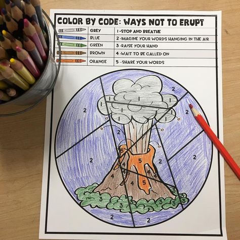 Volcano Art Project, My Mouth Is A Volcano Activities Free, My Mouth Is A Volcano Activities, Sel Resources, Book Themed Activities, Volcano Activities, Book Lessons, Argumentative Writing, First Day Of School Activities