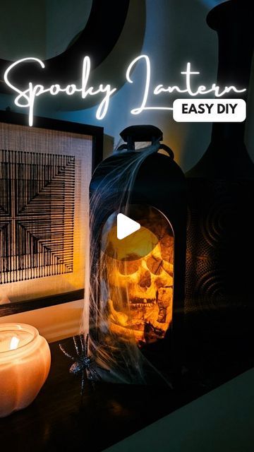 CHAOS and Charm on Instagram: "This was such an Easy DIY anybody can do! Most of us probably have a Lantern lying around right?? I got the sheets from @michaelsstores it comes with 24 sheets of spooky creepy designs! This can be used outside or inside such a good addition to your halloween decor! 🎃🕷👻" Being Used, Halloween Decor, Halloween Decorations, Lanterns, Easy Diy, The Outsiders, Things To Come, Canning, Halloween