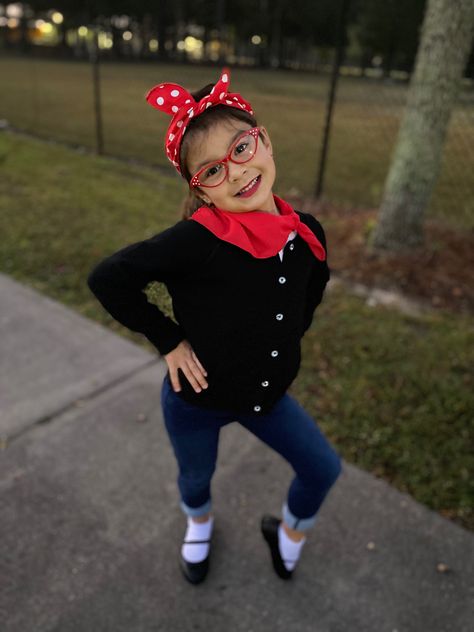 Dress Like 50's Kids, 50s Attire For Kids, 50s Girls Outfits, 50s Dress Up Day At School Teachers, 50s Decade Day Outfits, Diy 50s Costume Kids, 50s Kids Outfits, 50th Day Of School Dress Up, Girls 50s Outfit Kids