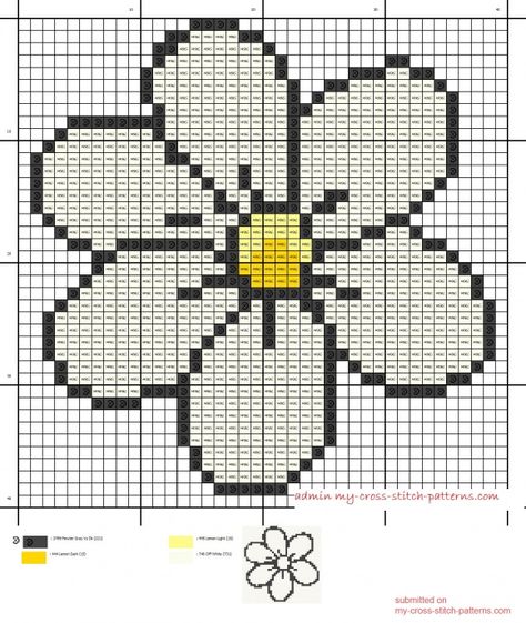 small white daisy cross stitch pattern 38x39 4 dmc threads (click to view) Daisy Cross Stitch Pattern, Daisy Cross Stitch, Nature Cross Stitch, Small Cross Stitch, Tapestry Crochet Patterns, Pola Kristik, Cross Stitch Patterns Flowers, Mini Cross Stitch, Floral Cross Stitch