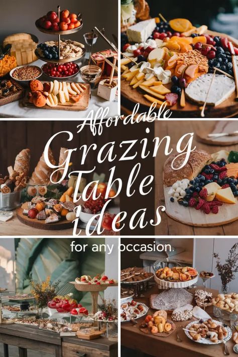 7 Budget-Friendly Grazing Table Ideas for Any Occasion – Foodeau How To Make Your Own Grazing Table, Beautiful Grazing Table, Grazing Station Ideas, Grazing Table With Hot Food, Unique Grazing Table Ideas, Christmas Grazing Tables, Grazing Brunch Table, 100 Person Grazing Table, Aldi Grazing Table