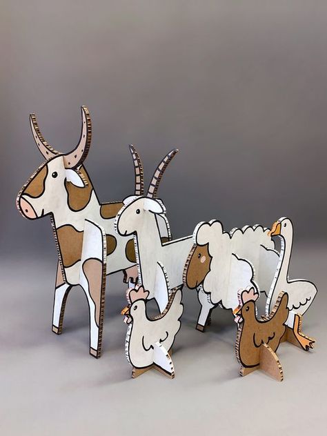 Sheep Cutout, Cardboard Animals, Diy Candy Land, Animal Cutouts, Cardboard Toys, Christmas Float, Christmas Float Ideas, Candy Land Christmas Decorations, Candy Land Christmas Tree