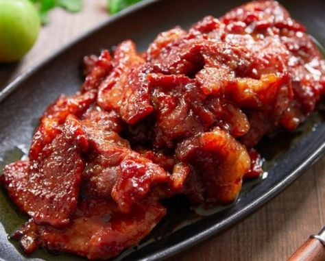 Tocino Recipe Filipino, Filipino Tocino, Tocino Recipe, Pork Tocino, Filipino Breakfast, Potassium Nitrate, Filipino Heritage, Heritage Recipes, Sweet Foods