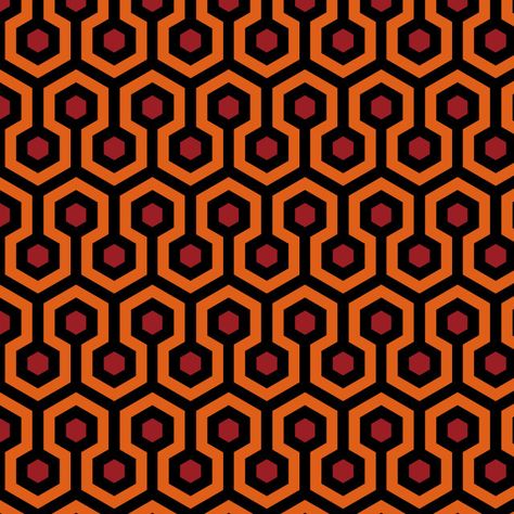 Fabric Pattern Based on the Iconic Carpet in the Movie ‘The Shining’ Overlook Hotel Carpet, Hotel Carpet, Plan Image, Overlook Hotel, Sewing Pillows, Recycled Canvas, Ex Machina, Organic Cotton Knit Fabric, Custom Printed Fabric