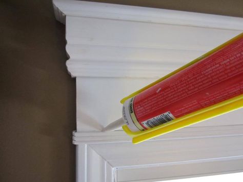 Window Trim Ideas--How to Add Bulk to Small Window Casing / HomeStagingBloomingtonIL Add To Existing Door Trim, Adding Trim To Existing Door Trim, Updating Door Frames, Window Trim Ideas, Window Molding Trim, Molding Ideas, Molding Ceiling, Trim Ideas, Window Molding