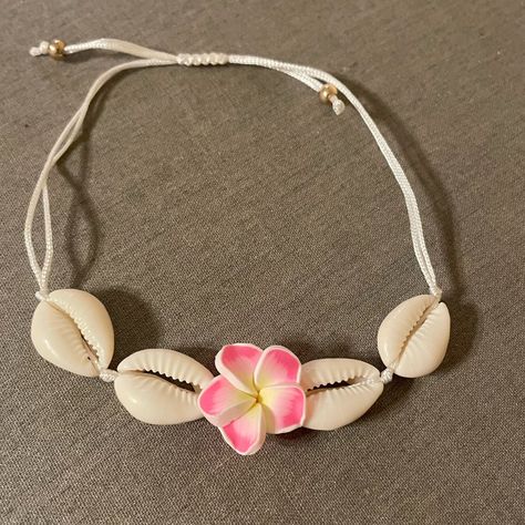 This Was Purchased While Visiting Oahu A Couple Weeks Ago. It Was Intended For A Friend, But Things Changed. This Bracelet Is Adjustable And Could Also Be Worn As An Anklet. It Has The Beige Shells And The Pink Hibiscus. Hawaii Bracelets, Hibiscus Jewelry, Hibiscus Flower Bracelet, Hibiscus Bracelet, Hot Pink Bracelet, Sea Shell Bracelet, Scarab Bracelet, Silver Ankle Bracelet, Hawaii Jewelry