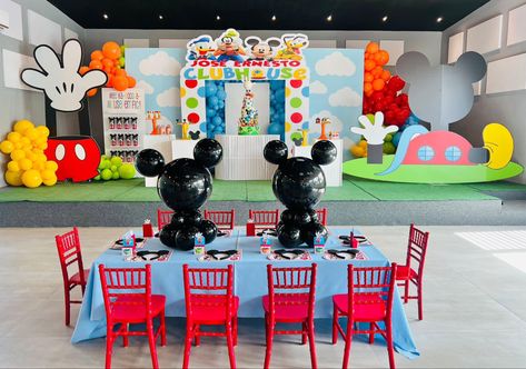 Mickey Mouse Club House Birthday Decorations, Mickey Mouse Club House Theme Party, Mickey Mouse Funhouse Birthday Party, Mickey Mouse Club House 1st Birthday, Mickey Mouse Clubhouse Birthday Party 1st, First Birthday Mickey Mouse Theme, Mickey Clubhouse Party Decorations, Mickey Mouse Funhouse Birthday, Mickey Mouse Clubhouse Centerpieces