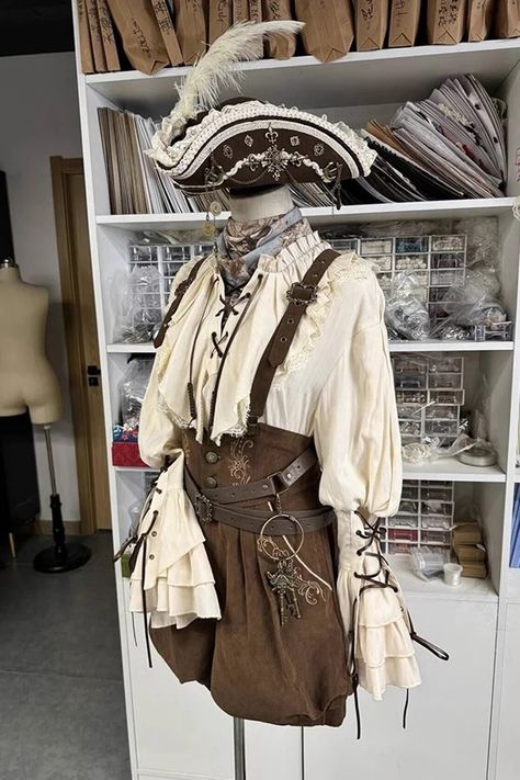 Ivory Pirate Series Navigation Treasure Hunting Guide V Collar Long H – LolitaInside Treasure Hunt Map, Hunting Guide, Pirate Outfit, Fair Outfits, Treasure Hunting, Pirate Costume, Fashion Inspiration Design, June 2024, Treasure Hunt