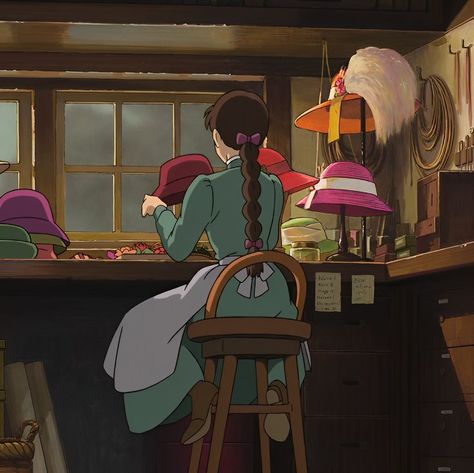 Howls Moving Castle Funny, Studio Gibhili, Sophie Howl's Moving Castle, Insta Pfp, 하울의 움직이는 성, Howl And Sophie, Ghibli Artwork, Howl's Moving Castle, Studio Ghibli Movies