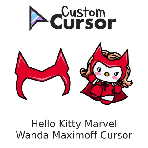 Immerse yourself in the whimsical fusion of Eastern and Western pop culture with Hello Kitty dressed as Marvel's Wanda Maximoff, a captivating mashup everyone dreams about. A fanart San... Custom Cursor is #1 for cursors! Marvel Wanda Maximoff, Marvel Wanda, Custom Cursor, Princess Kitty, Hello Kitty Dress, Magic 8 Ball, Chaos Magic, Chrome Web, Wanda Maximoff